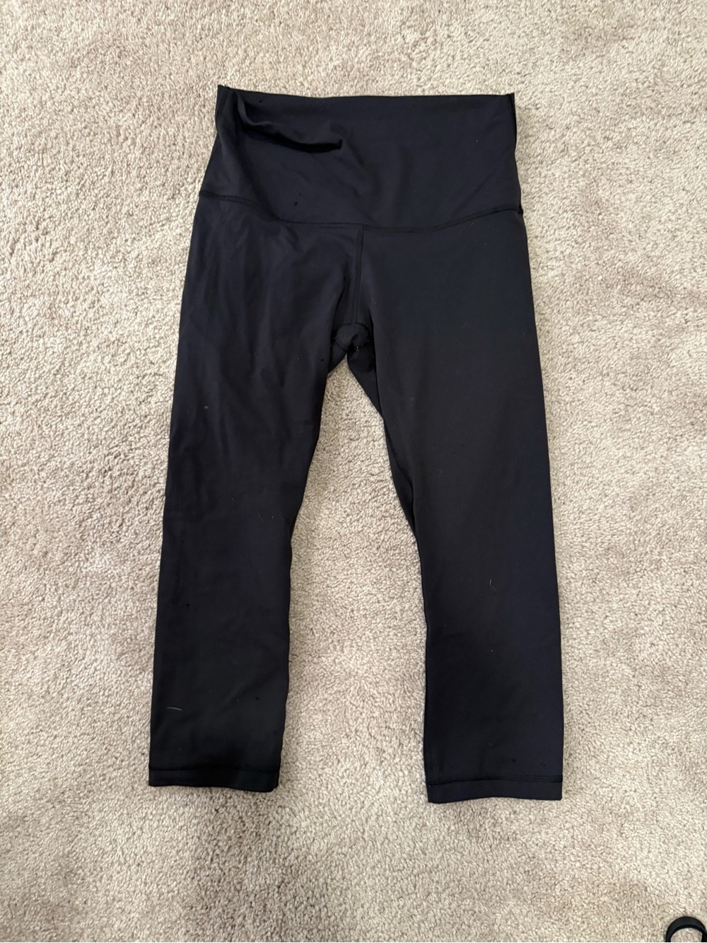 lululemon athletica Black High-Rise Cropped Leggings
